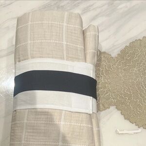 Full Queen Size Textured Grid Coverlet Beige - Hearth & Hand